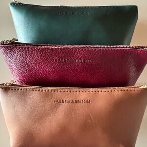 Portland Leather Utility Bag Lot Caribbean, Orchid, Sunkissed